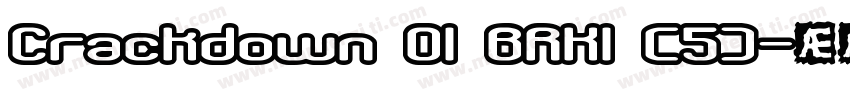 Crackdown O1 BRK1 (5)字体转换